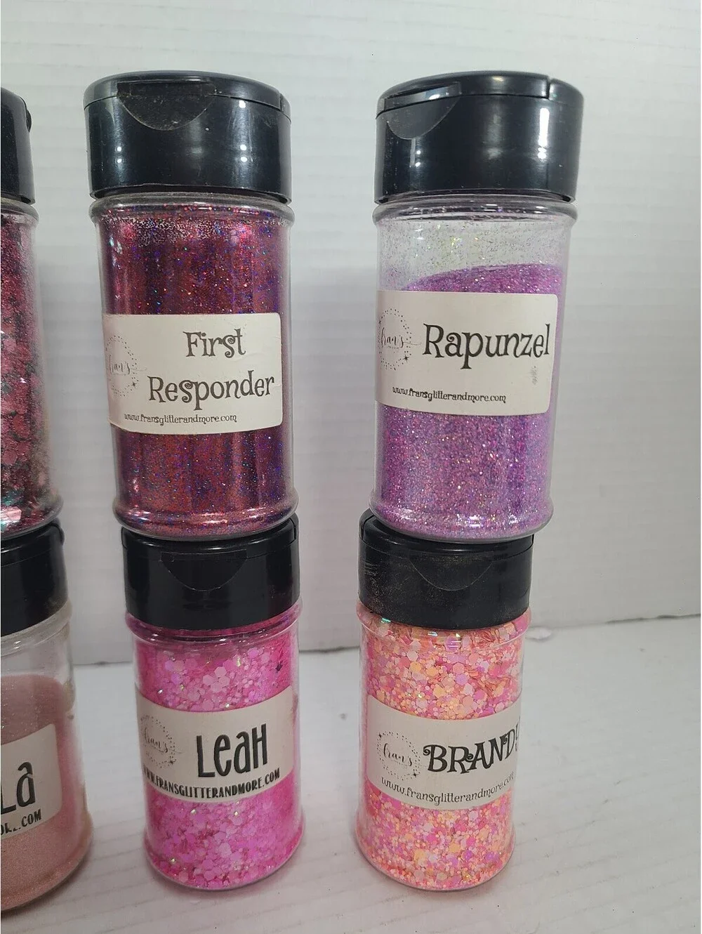 Fran's Lot of 12 High Quality Craft Glitters for Tumblers, Nails, Resin Art
